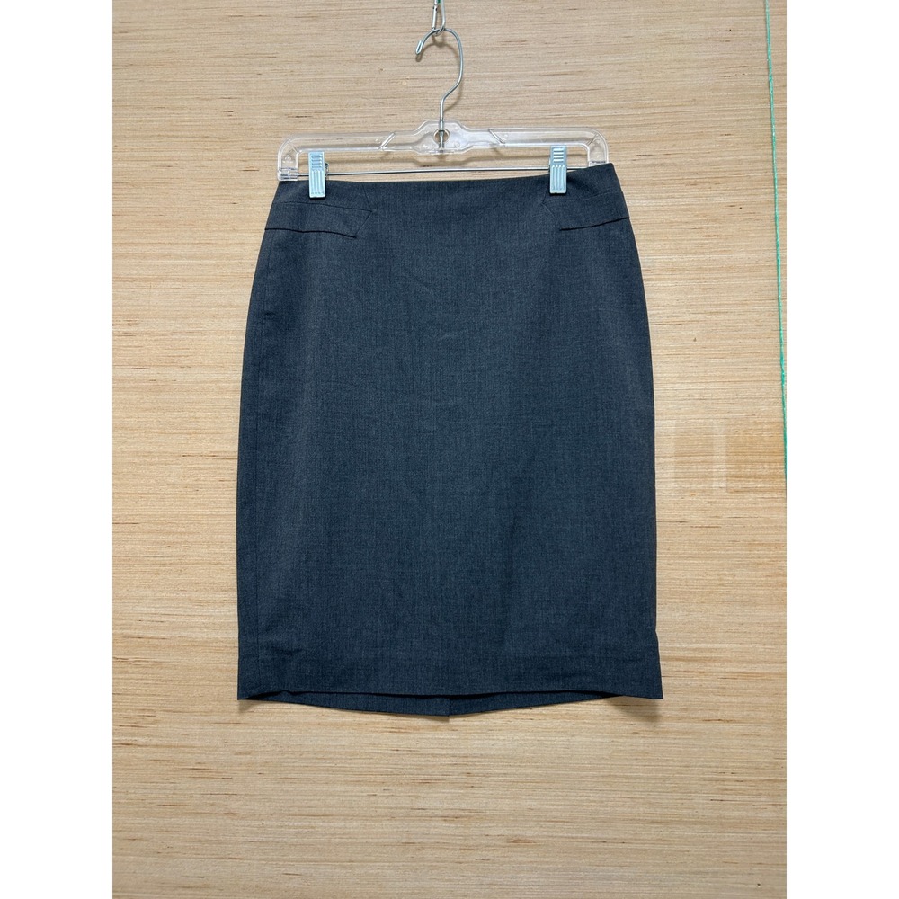 The Limited Collection Charcoal Gray Pencil Skirt Size 2 Business Office Wear